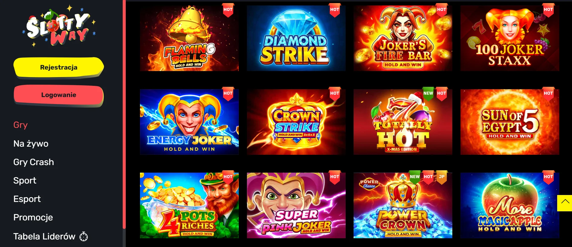 SlottyWay Casino – interfejs biblioteki gier