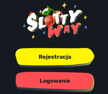 SlottyWay Casino – przycisk rejestracji na stronie